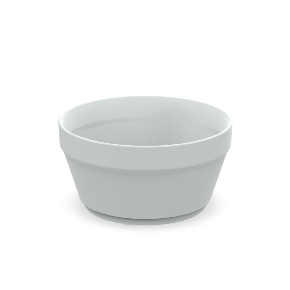 Get plastic mug with 100ml capacity printed, colour lichtgrijs