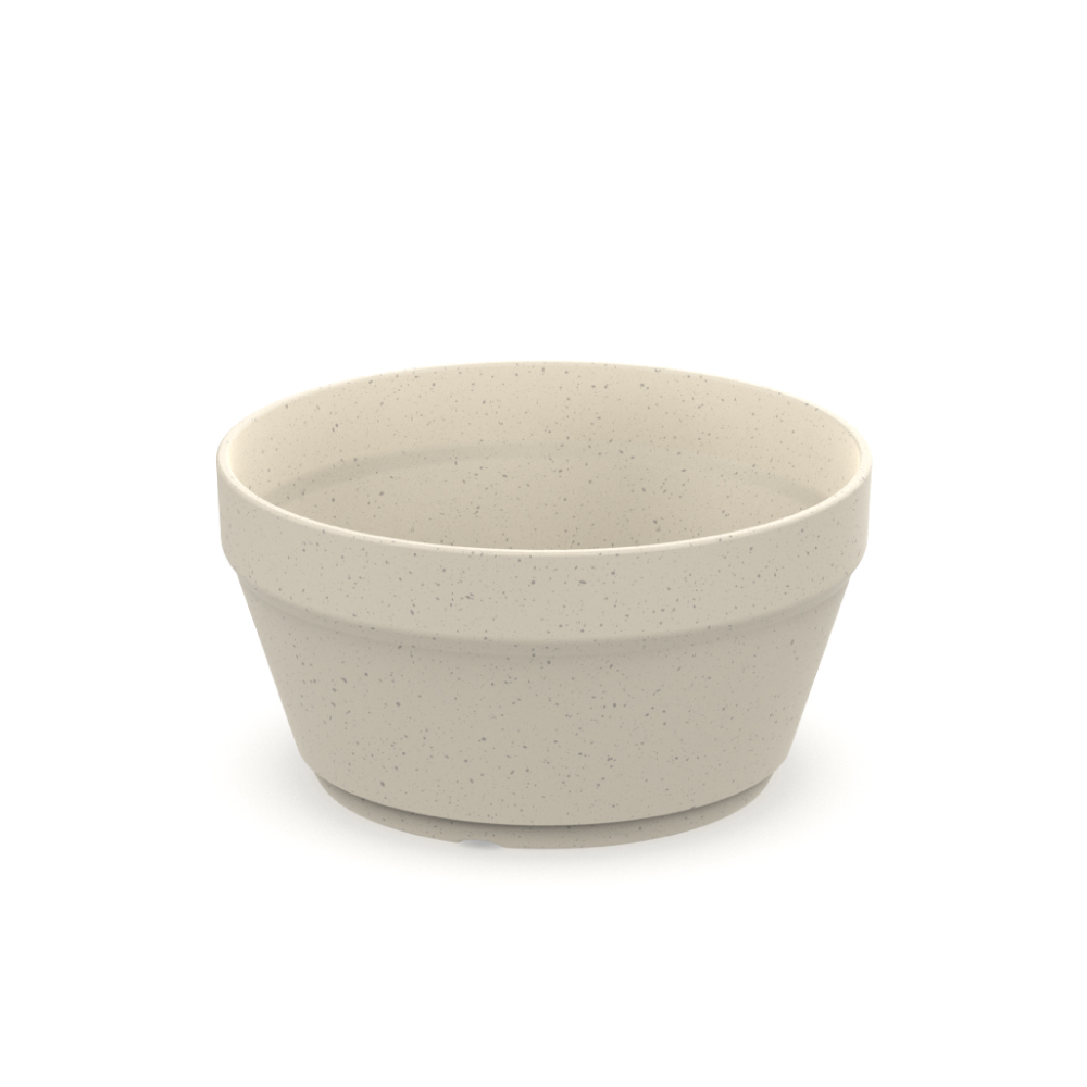 Get plastic mug with 100ml capacity printed, colour beige