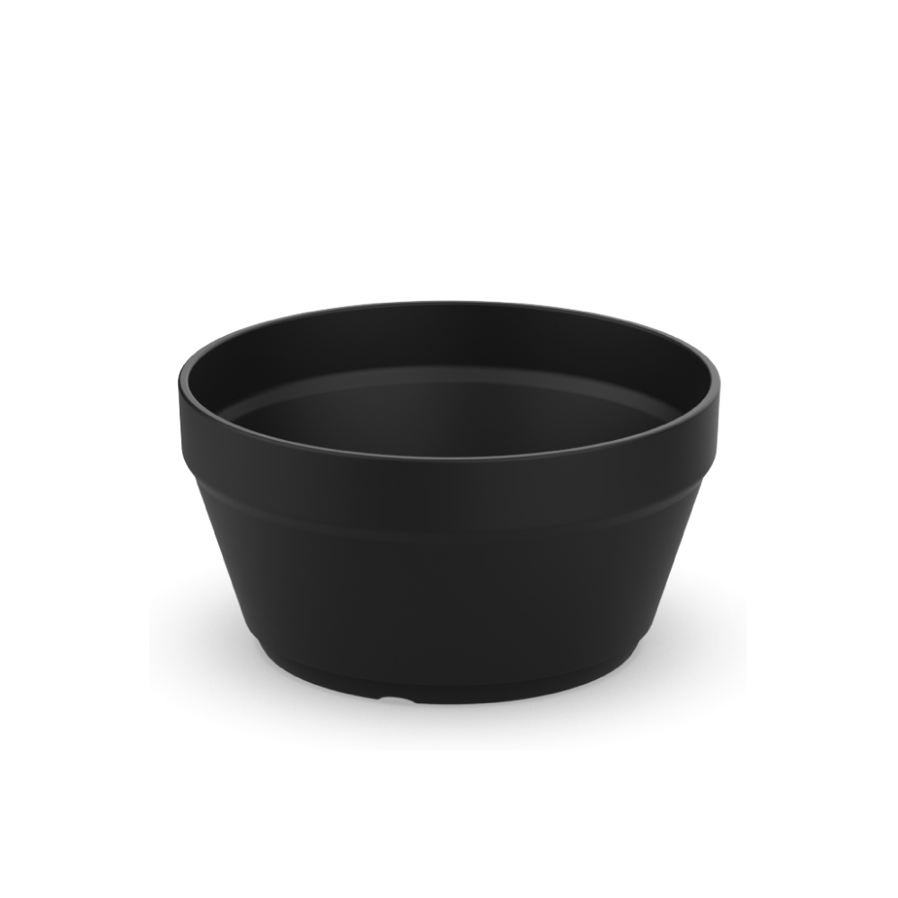 Get plastic mug with 100ml capacity printed, colour black