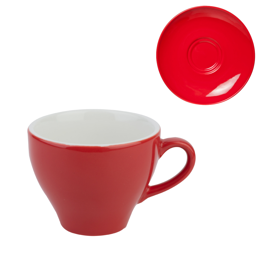 Bedrukken van rode cappuccinokop Barista, foto 2