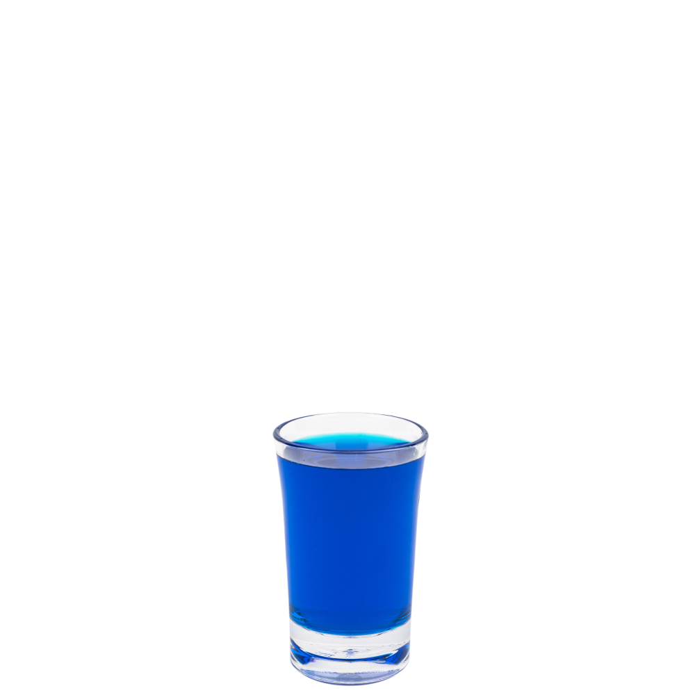Bedrukken of graveren van Kunststof Shotglas, kleur mix