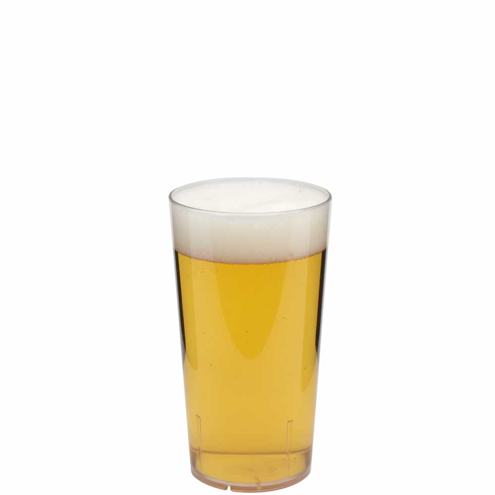 Plastic Festival Glass with a capacity of 30 cl. this transparent glass can be printed or engraved, colour assorted