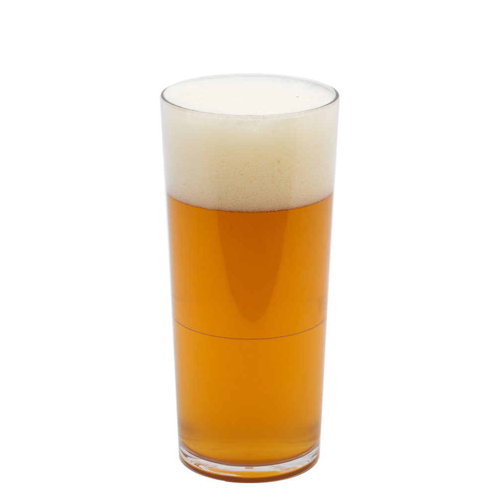 Kunststof Glas De Luxe met een inhoud van 57 cl., kleur mix