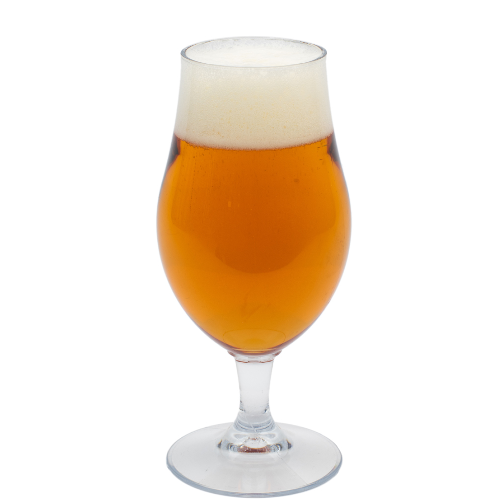 Plastic Beer glass Mr. Gustav with printing or engraving option, colour assorted