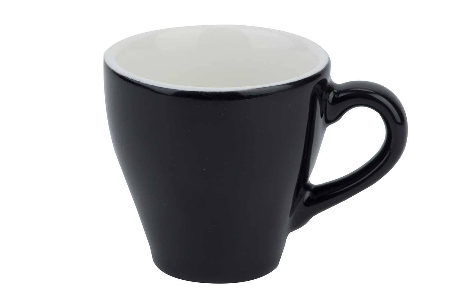 Barista espressokop in het zwart om te bedrukken, foto 2