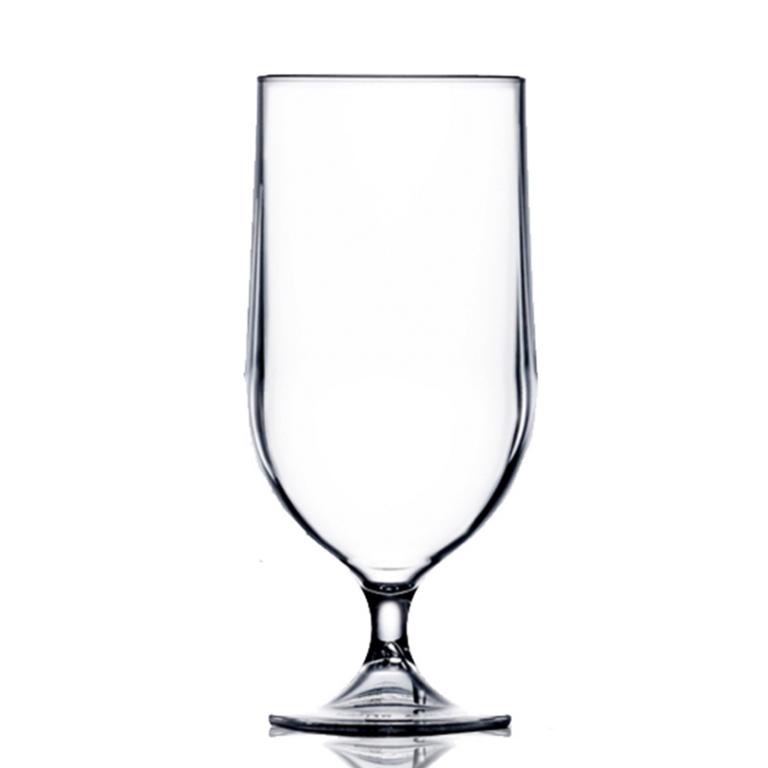 Bierglas op voet 57 cl. bedrukken | Kunststof Bierglas op voet 57 cl. bedrukken | Kunststof