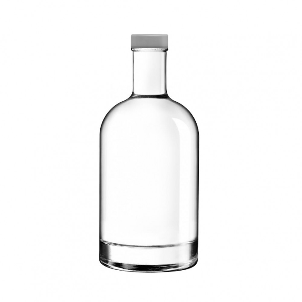 Fles Oslo met een inhoud van 50 cl en een zilverendop Fles Oslo met een inhoud van 50 cl en een zilverendop
