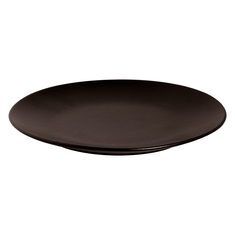 Mammoet Bord Moon 27,5 cm Zwart bedrukken Mammoet Bord Moon 27,5 cm Zwart bedrukken