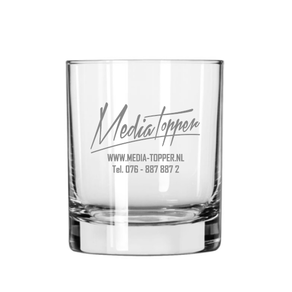 Whiskyglas 21 cl. graveren Whiskyglas 21 cl. graveren