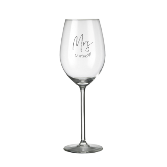 Wijnglas Allure 53 cl. graveren Wijnglas Allure 53 cl. graveren