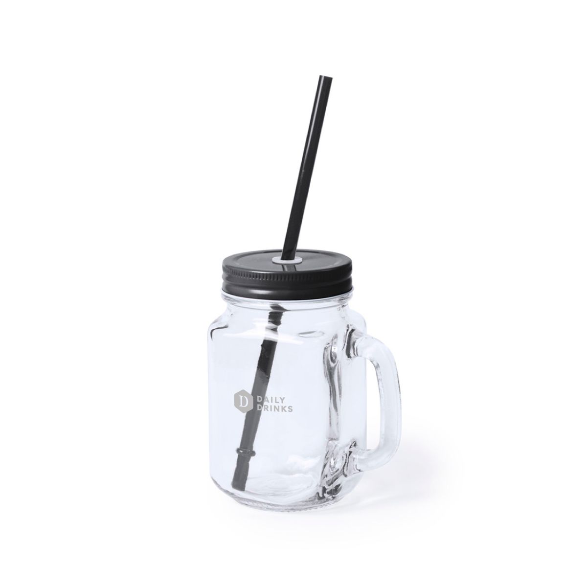 Country drink jar 48 cl with lid with engraved logo on the front