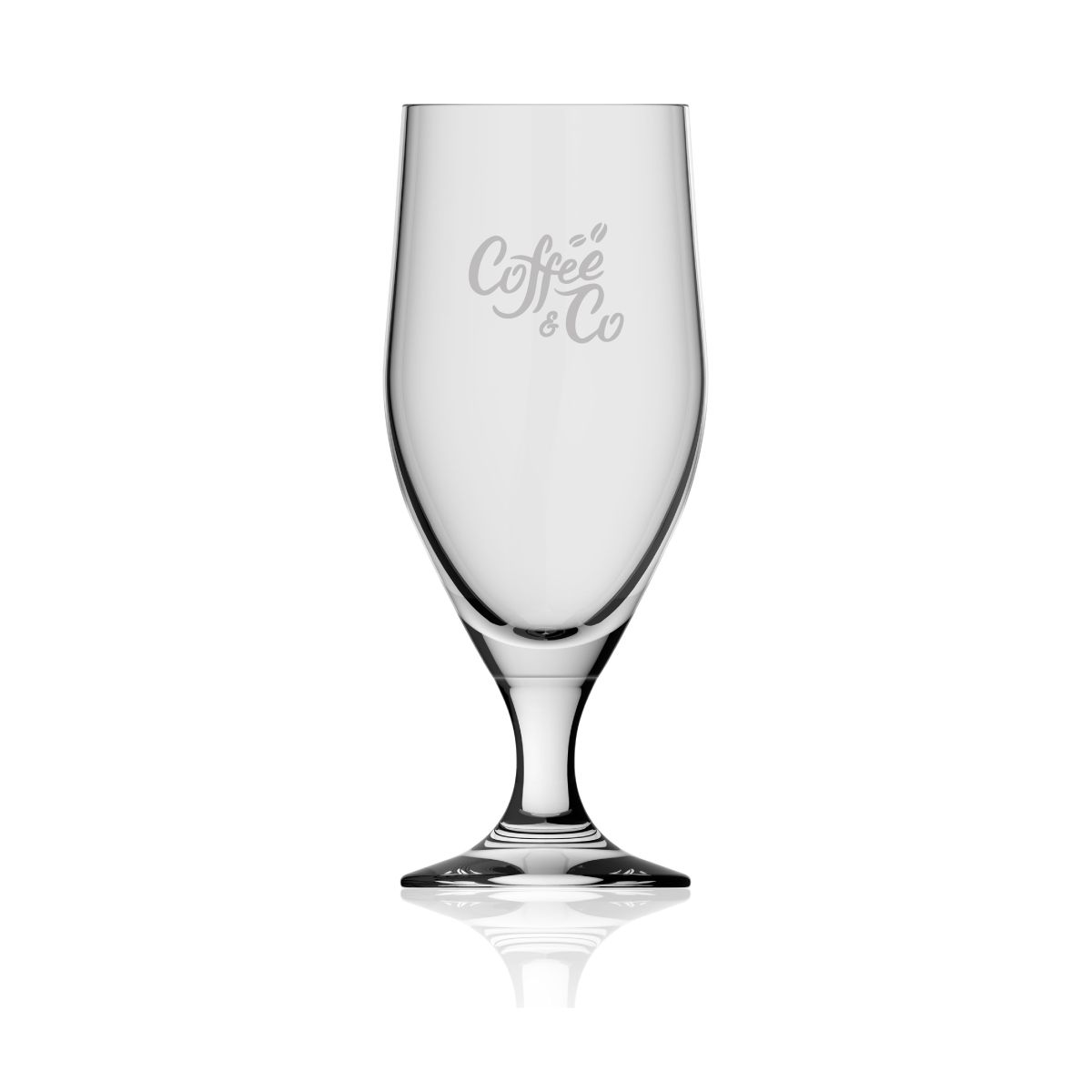 Avano beer glass, 39 cl, with the CoffeeCo logo engraved on the front