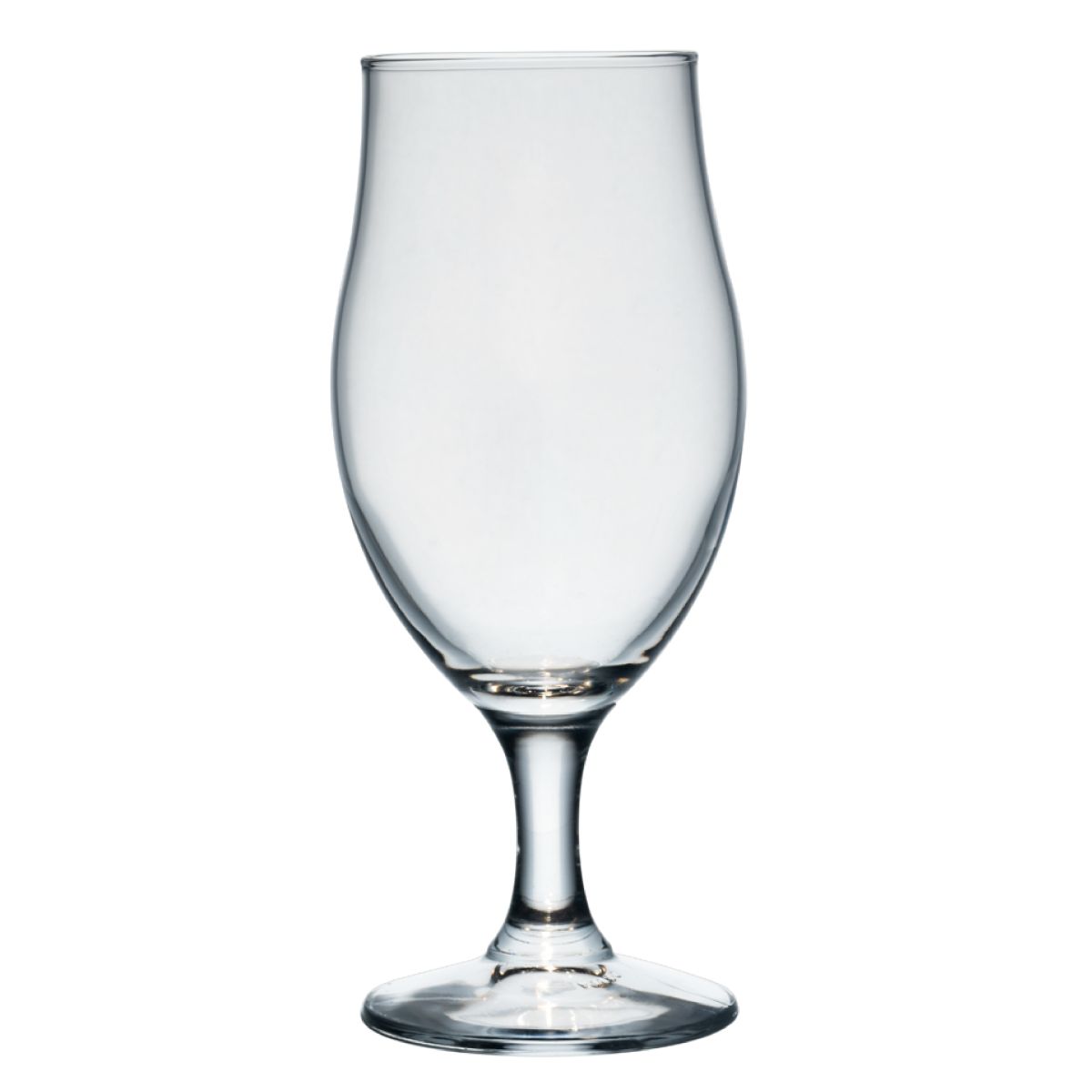 Executive beer glass, 53 cl. in clear glass, front view without printing