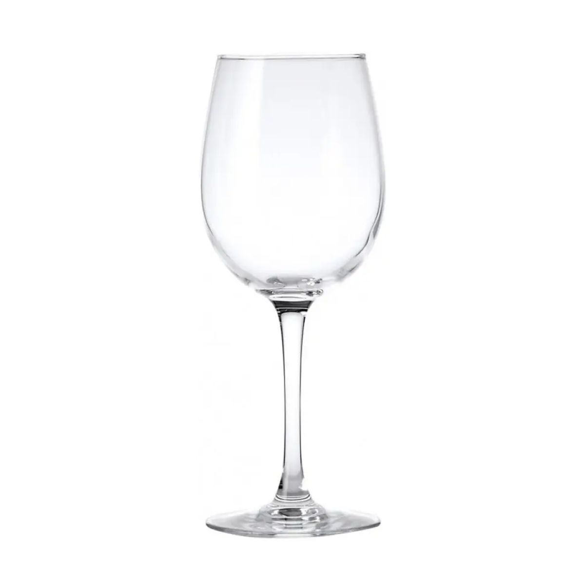 Front view of Cosy Moments wine glass 48 cl. with large chalice and slender stem in clear glass. Front view of Cosy Moments wine glass 48 cl. with large chalice and slender stem in clear glass.