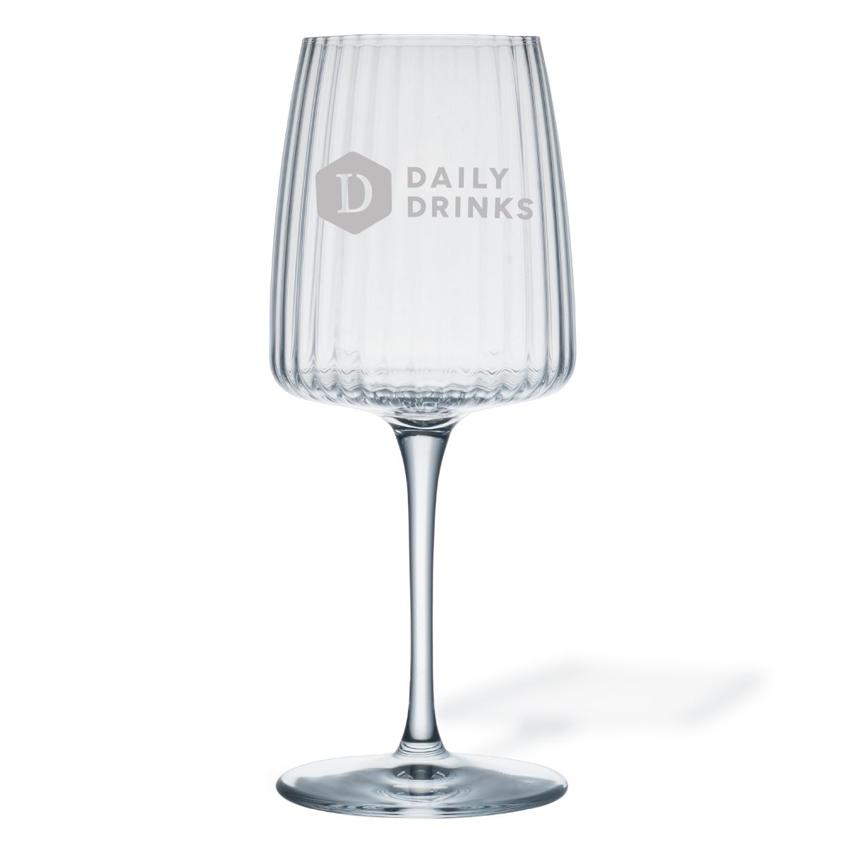 Exclusiva Wijnglas 53,5 cl glas met gegraveerd DailyDrinks-logo op het voorpaneel