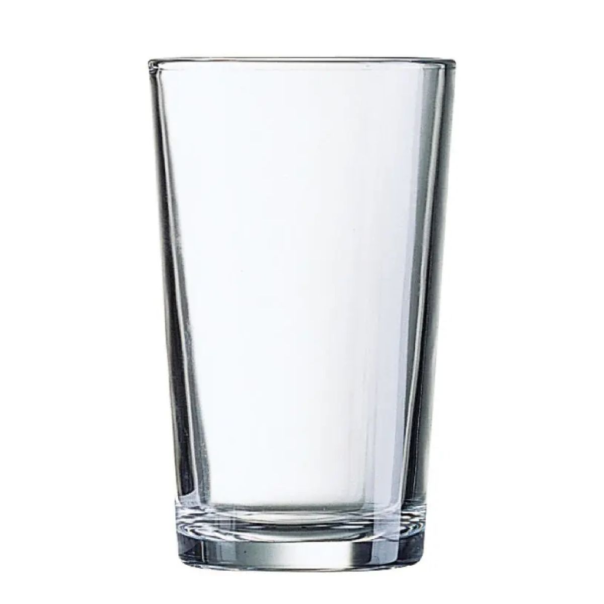 Vooraanzicht van Glas Conique 57 cl. met hoge taps toelopende vorm en helder transparant glas. Vooraanzicht van Glas Conique 57 cl. met hoge taps toelopende vorm en helder transparant glas.