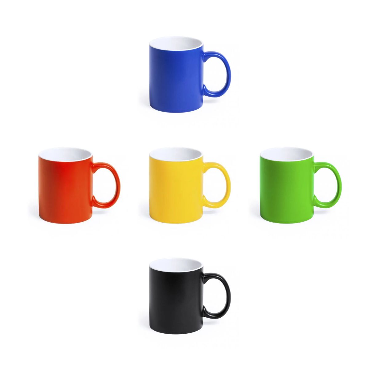 Overview of colour variations mug Lisa 35 cl. in various colours.