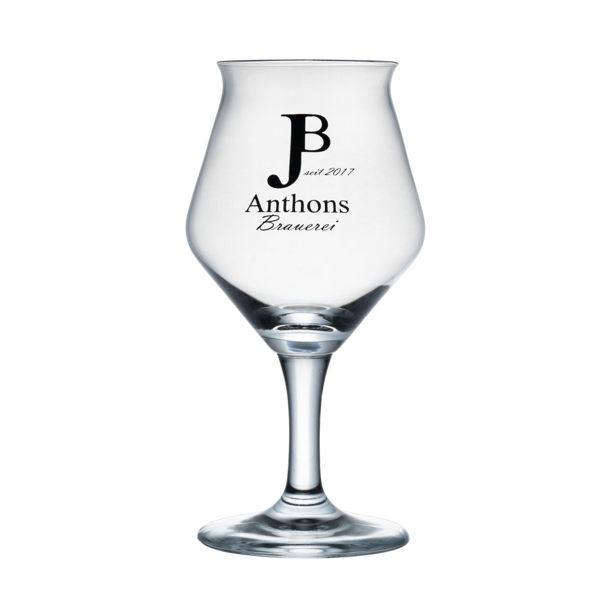 Sommelier Kelch Ritzenhoff 30 cl pouring glass with the JB Anthons logo engraved on the front