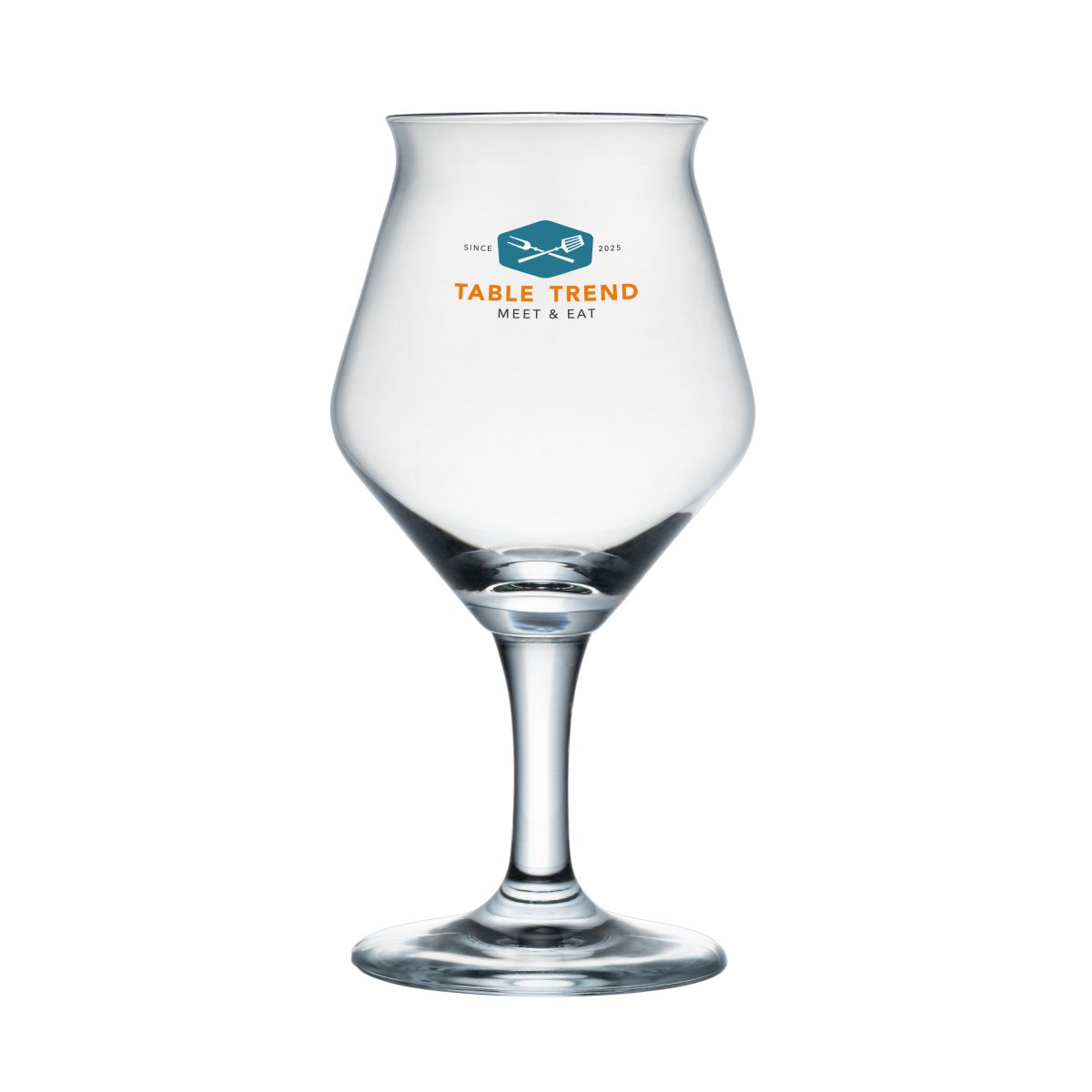 Sommelier Kelch Ritzenhoff 30 cl serving glass with a multicoloured TableTrend logo on the front