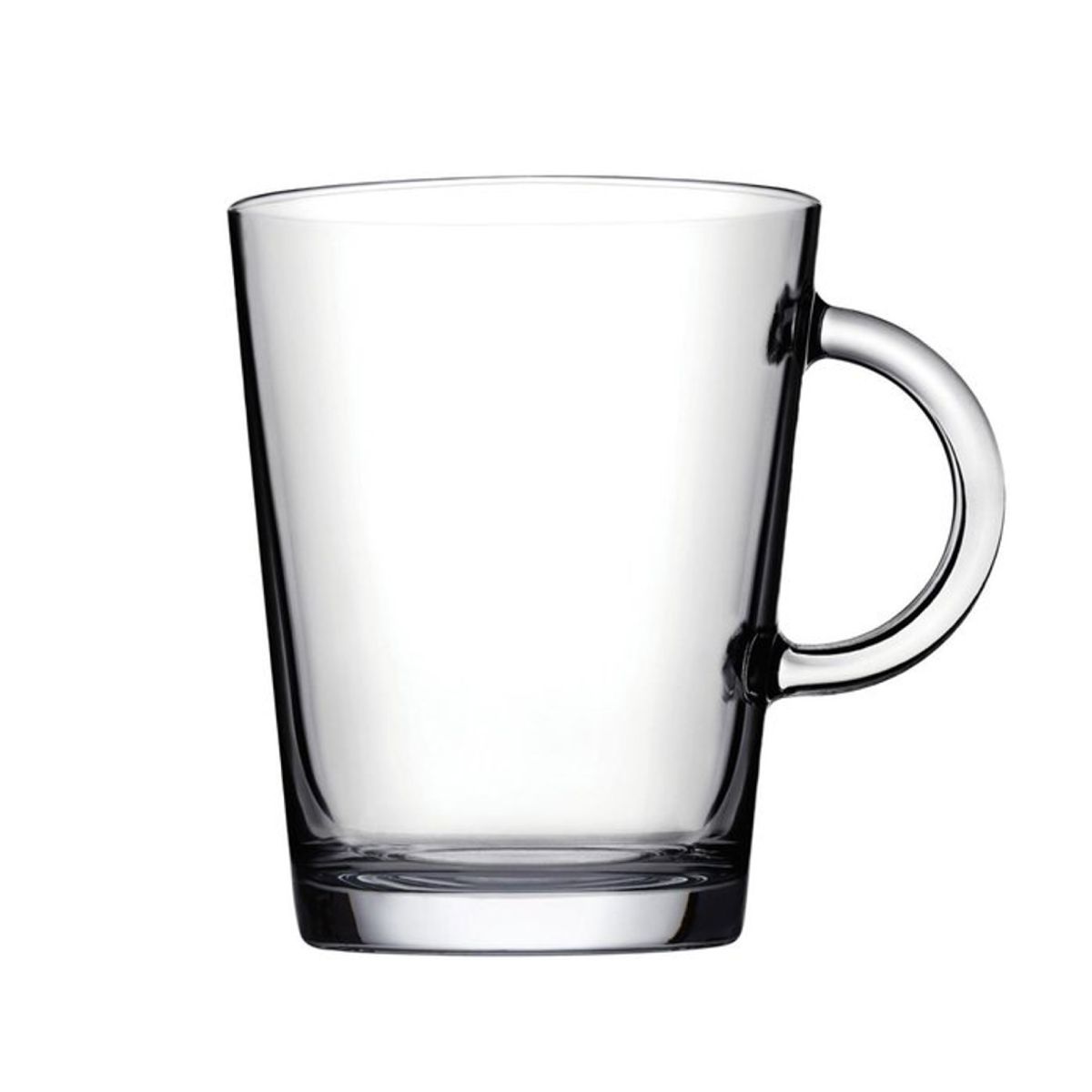 Theeglas Tribeca 29 cl. van helder glas, recht van voren met gladde cilindervorm en smalle bodem.