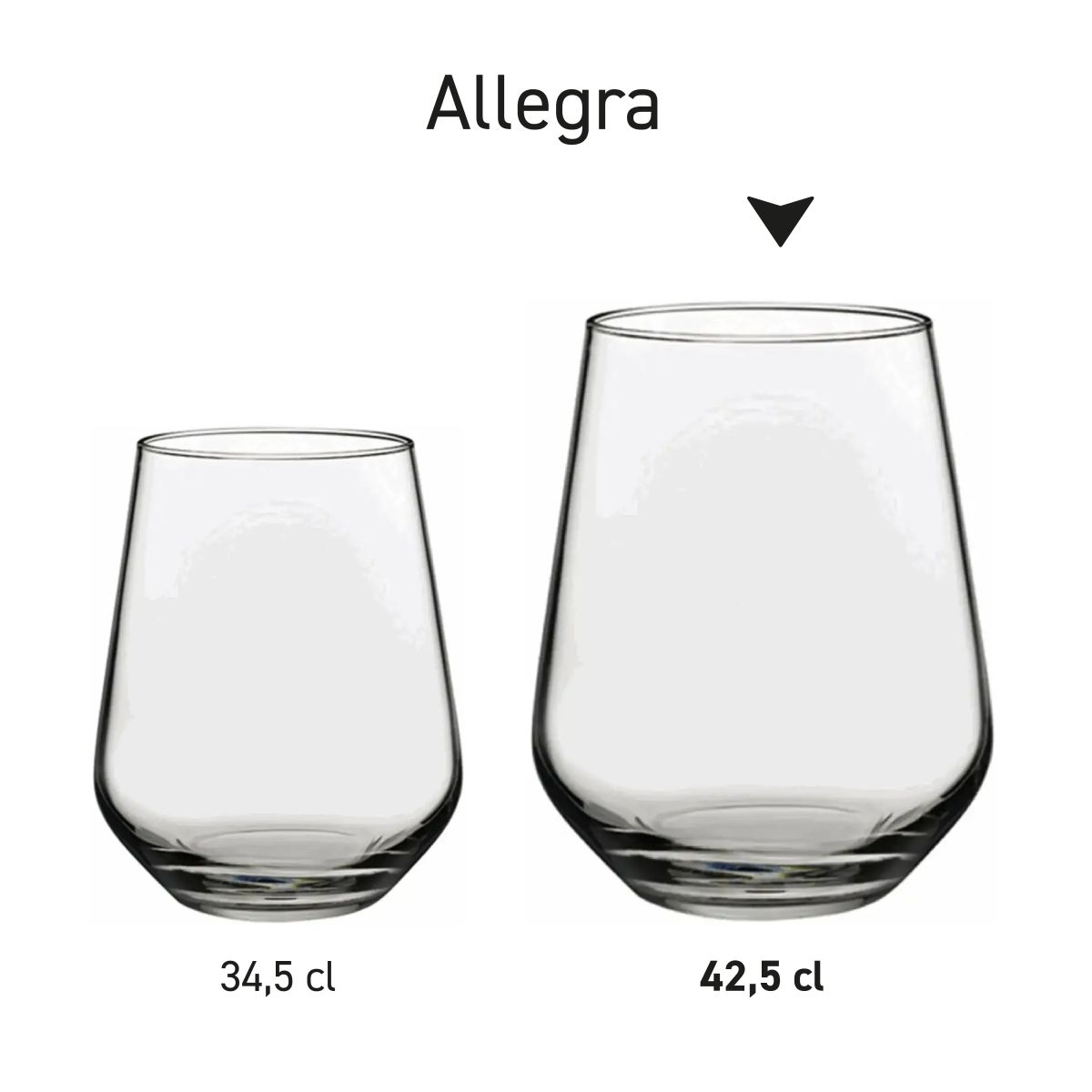Set of several Tumbler Allegra glasses, conveniently presented as a series., photo 2