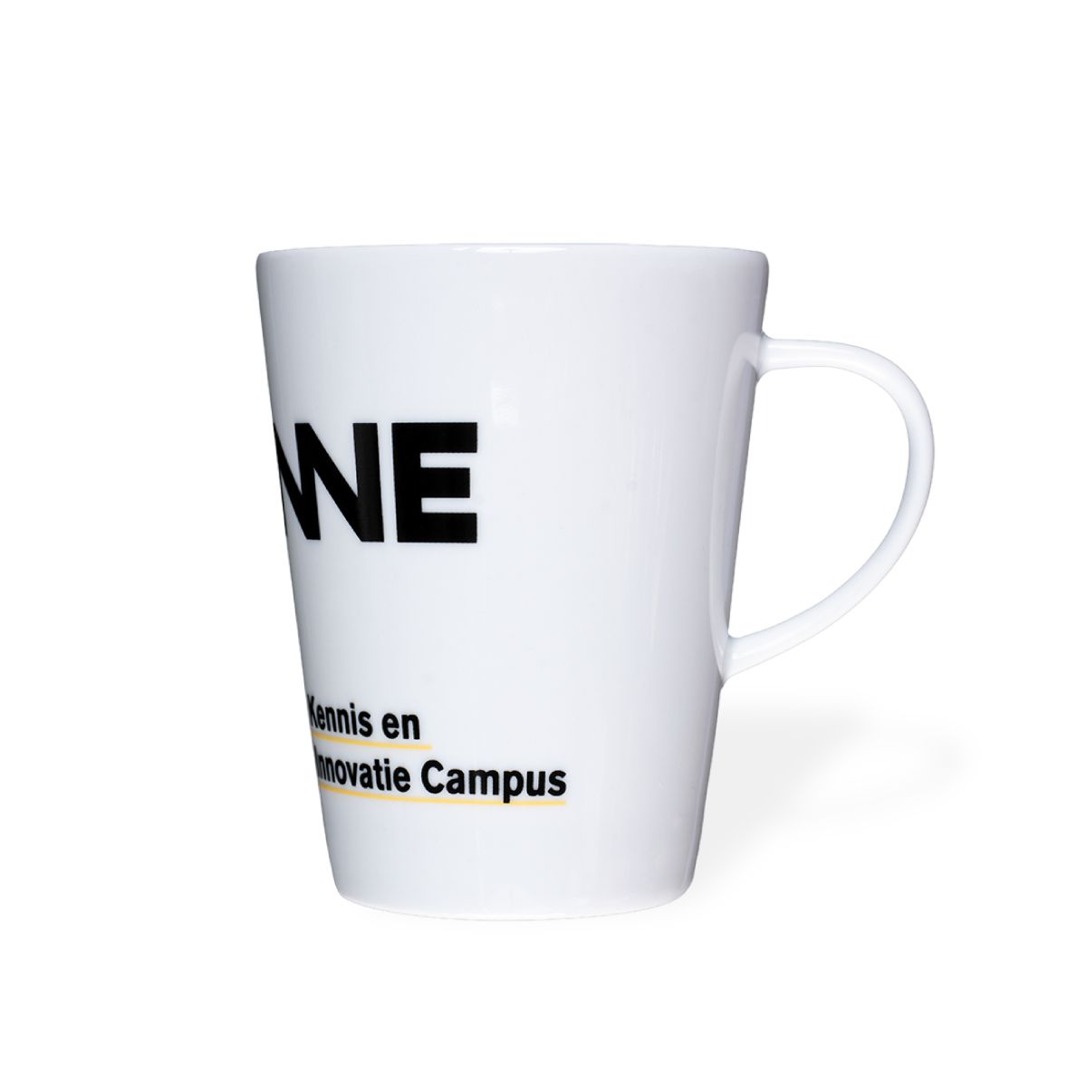 Victor mug, 24 cl, porcelain, featuring a multicoloured Landgoed Zonneoord logo on the front