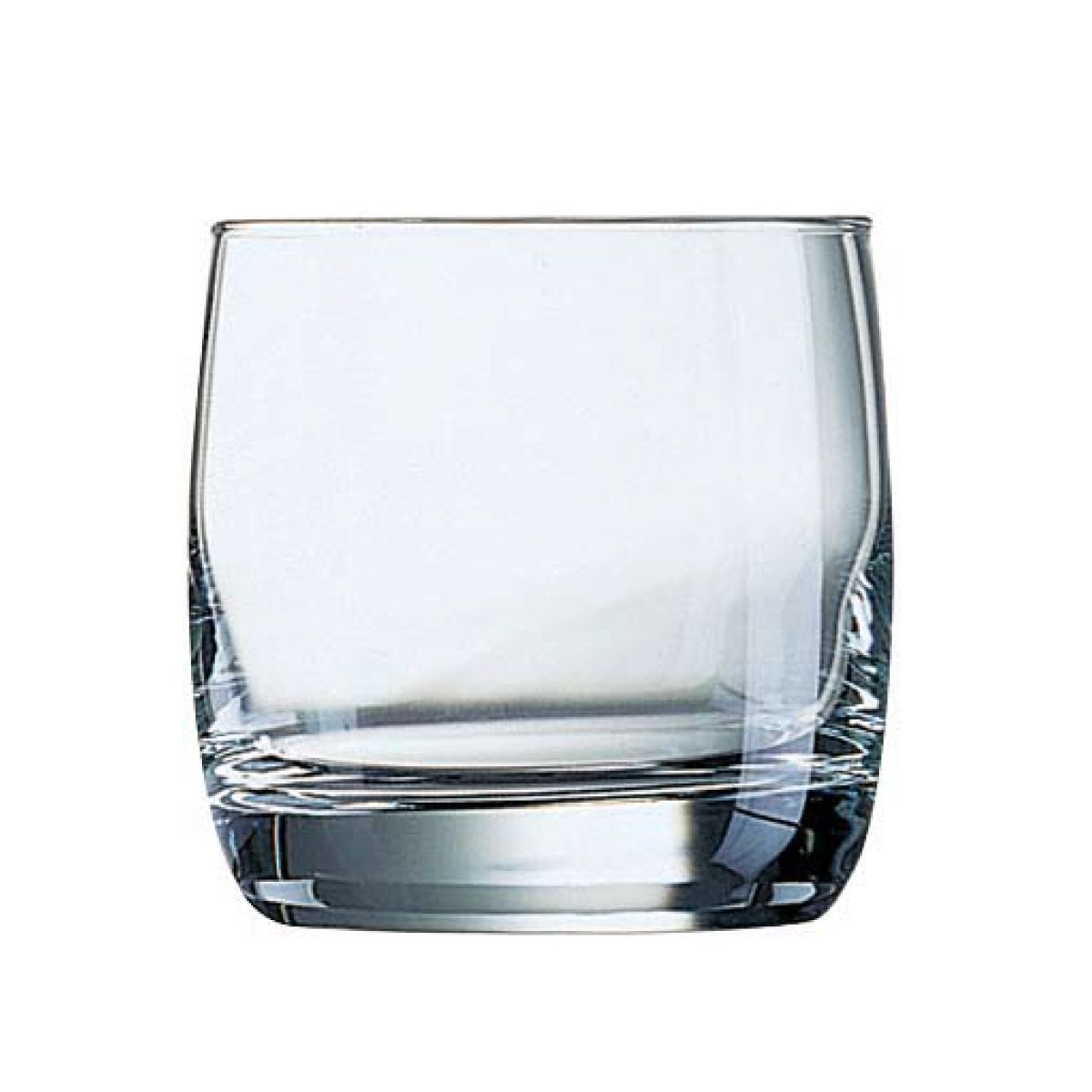 Transparante Vigne tumbler van 31 cl. in glas, recht van voren getoond met cilindrische vorm en glad oppervlak. Transparante Vigne tumbler van 31 cl. in glas, recht van voren getoond met cilindrische vorm en glad oppervlak.