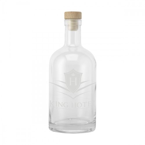 Fles Oslo 0,7 Liter met kurksluiting bedrukken Fles Oslo 0,7 Liter met kurksluiting bedrukken