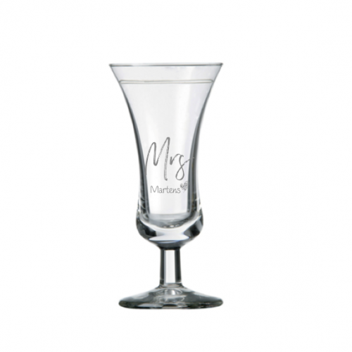 Borrelglas Intermezzo 5 cl. graveren Borrelglas Intermezzo 5 cl. graveren