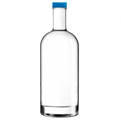 Fles Oslo met een inhoud van 100 cl en een blauwe dop