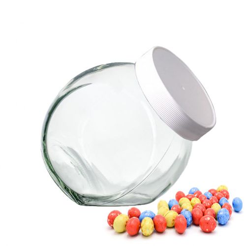 Snoeppot Sweets 0,9 liter wit SET bedrukken Snoeppot Sweets 0,9 liter wit SET bedrukken