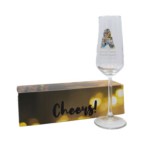 Esprit Champagneflute 21 cl. full colour bedrukken Esprit Champagneflute 21 cl. full colour bedrukken