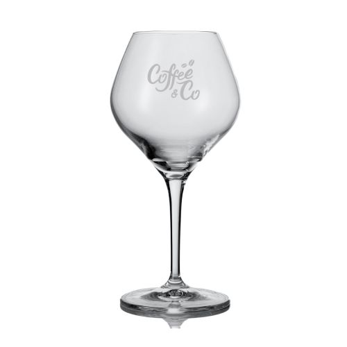 Transparant bierglas van 42 cl met CoffeeCo-logo gegraveerd aan de voorzijde van het glas. Transparant bierglas van 42 cl met CoffeeCo-logo gegraveerd aan de voorzijde van het glas.
