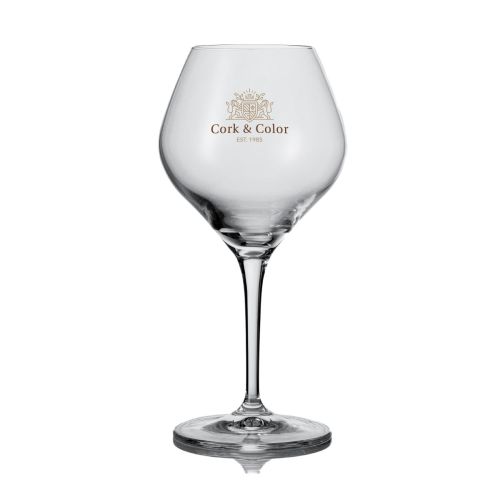Bierglas Amoron van 42 cl met meerkleurig CorkColor-logo op de voorzijde gedrukt. Bierglas Amoron van 42 cl met meerkleurig CorkColor-logo op de voorzijde gedrukt.