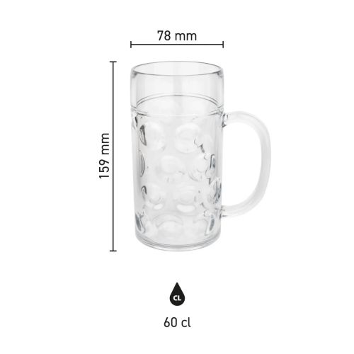 Informatieve illustratie van de bierpul Oktober 110 cl. met exacte afmetingen in beeld gebracht. Informatieve illustratie van de bierpul Oktober 110 cl. met exacte afmetingen in beeld gebracht.