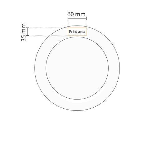 Detailed working drawing of the printing area on the Princip deep board 23 cm for printing. Detailed working drawing of the printing area on the Princip deep board 23 cm for printing.