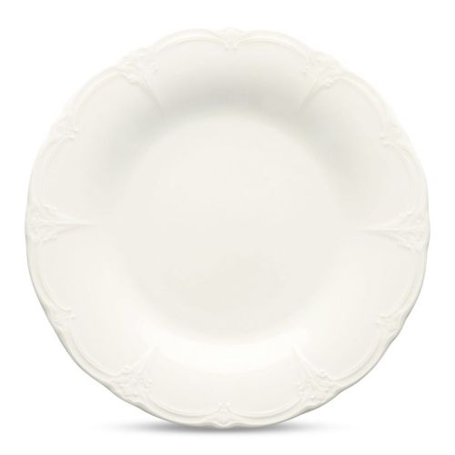 Porseleinen Bord Retro 27 cm in vooraanzicht met ronde vorm en gladde afwerking zichtbaar.