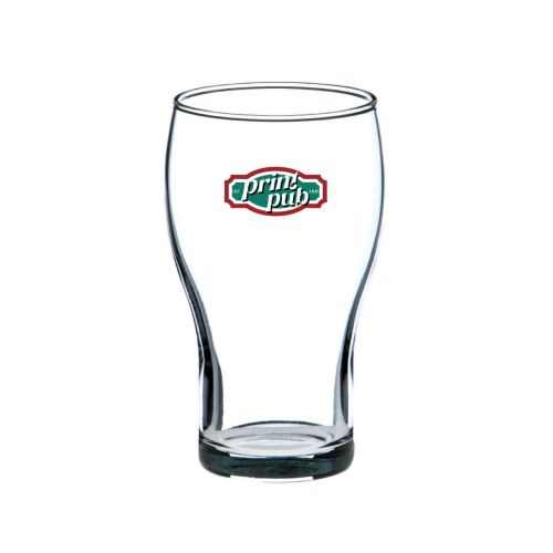 Voorzijde van het Cola Groot 28 cl. glas met meerkleurig PrintPub-logo op het glasoppervlak. Voorzijde van het Cola Groot 28 cl. glas met meerkleurig PrintPub-logo op het glasoppervlak.