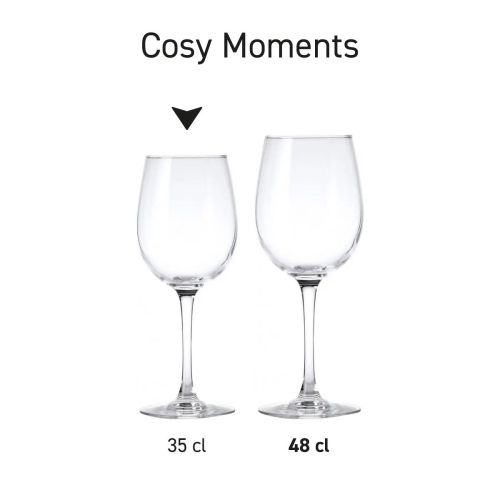 Cosy Moments wine glasses pictured as a series with various sight lines or applications. Cosy Moments wine glasses pictured as a series with various sight lines or applications.
