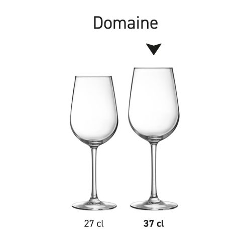 Serieoverzicht van Domaine wijnglazen gepresenteerd naast elkaar. Serieoverzicht van Domaine wijnglazen gepresenteerd naast elkaar.