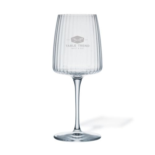 Exclusiva Wijnglas 37,4 cl glas met gegraveerd TableTrend-logo op het voorpaneel