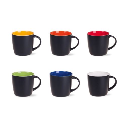 List of colour variants of Handy mug Black 30 cl porcelain, sorted in 2 rows below each other. List of colour variants of Handy mug Black 30 cl porcelain, sorted in 2 rows below each other.