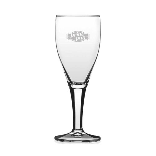 Harzer Pokal 25 cl tapmaat glas met gegraveerd PrintPub-logo op het voorpaneel