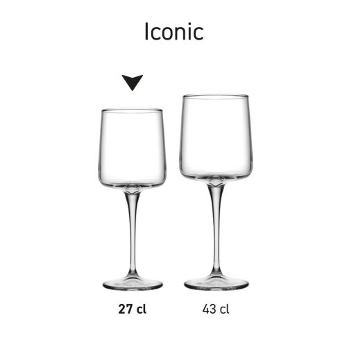 Iconic Wijnglas 27 cl. bedrukken