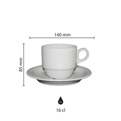 Infographic shows exact dimensions of Infographic shows exact dimensions of Legio Coffee white porcelain cup set of 16 cl. Infographic shows exact dimensions of Infographic shows exact dimensions of Legio Coffee white porcelain cup set of 16 cl.