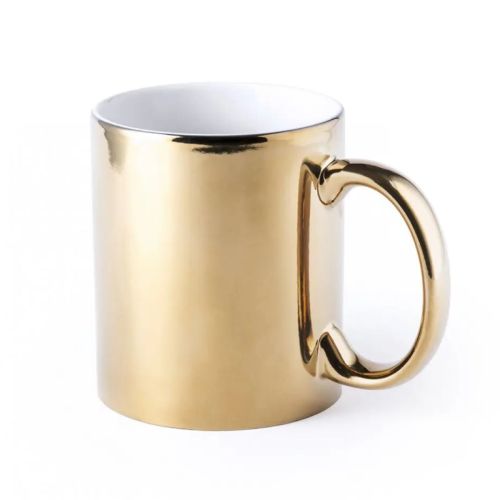 Mok Jasper 35 cl. Goud / Zilver | Graveren