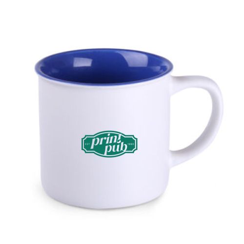 Mug Loft Pure 31 cl ceramic with one-colour PrintPub logo on the front surface. Mug Loft Pure 31 cl ceramic with one-colour PrintPub logo on the front surface.