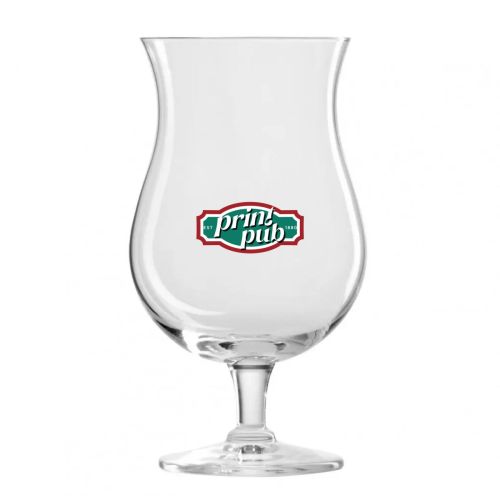 Panama Pokal 50 cl tapmaat glas met meerkleurig PrintPub-logo op het voorpaneel