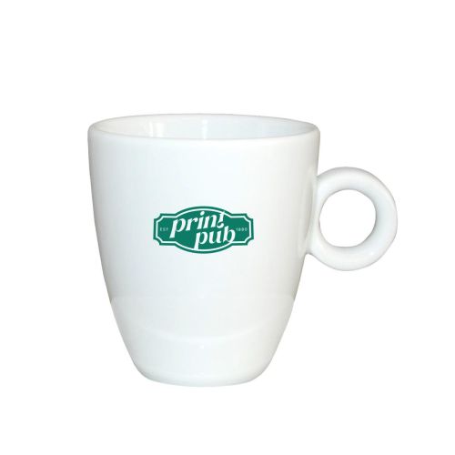 Porseleinen Rondo mok 19 cl. met enkelkleurig PrintPub-logo op de voorzijde bedrukt. Porseleinen Rondo mok 19 cl. met enkelkleurig PrintPub-logo op de voorzijde bedrukt.