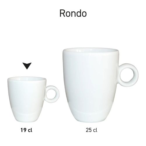 Serieafbeelding van meerdere Rondo mokken als serie gepresenteerd naast elkaar Serieafbeelding van meerdere Rondo mokken als serie gepresenteerd naast elkaar